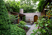 De tuin van Julien en Mariake Liekens-Kleykens te Schriek