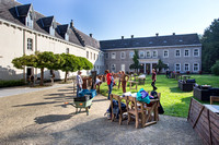 Sfeerbeelden van de ledendag in Domein Sint-Jansbergklooster te Zelem op 5 september 2021
